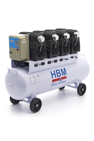 HBM Machines COMPRESOR SILENTIOS ZGOMOT REDUS FARA ULEI 120 L 10 BARI HBM MACHINES OLANDA