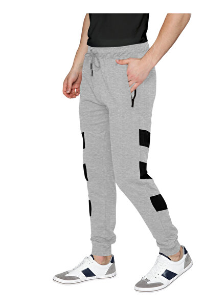 LAUREN SMITH Athletic Men’s Track Pant 100%Cotton Comfortable , Elastic Waist & Zipper Pockets-