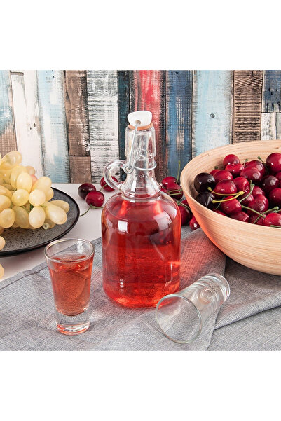 shumee Glass bottle with clip 500 ml