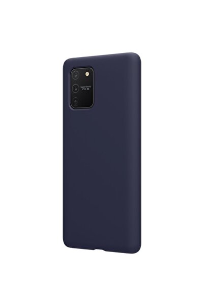 SOHO Carcasă de protecție compatibilă cu Samsung S10 Lite, silicon lichid, albastru închis