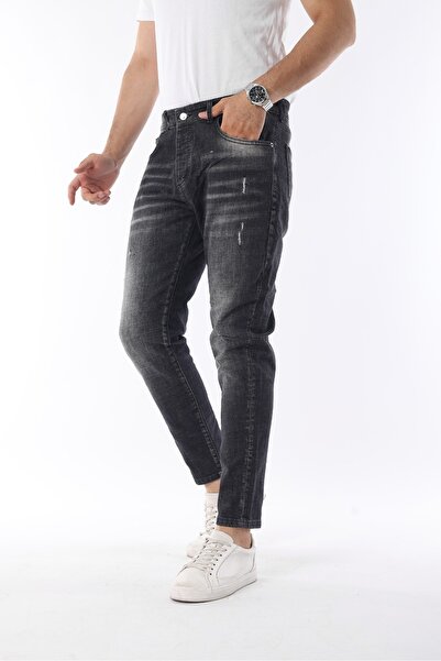 Fashion İstanbul Erkek SLİM Kalıp Kot Pantalon ANTRESIT