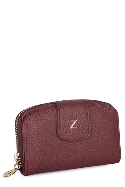 Zühre Burgundy Mini Wallet Zc022