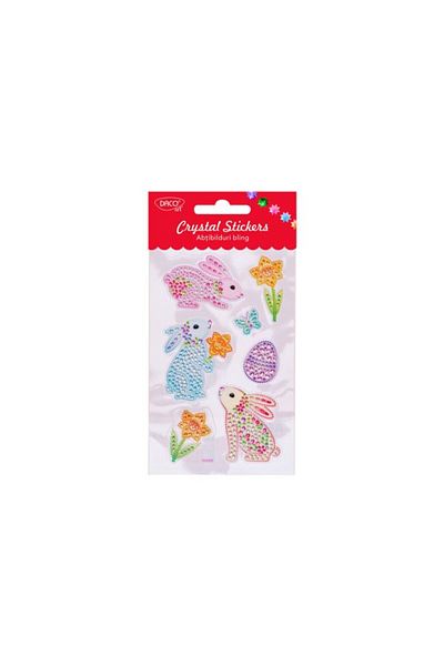 daço Autocolant model AB912 cu tematică de Paște, culoare multicoloră, material hârtie autoadezivă, dimensiuni 10×16cm