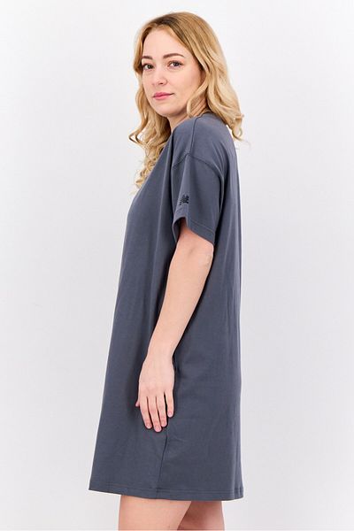 New Balance Women Sportswear Fit Short Sleeve Outdoor Dress, Grey