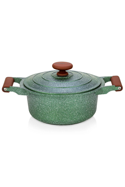 shumee Granite pot with lid OMEGA 24 cm, 4.4 l