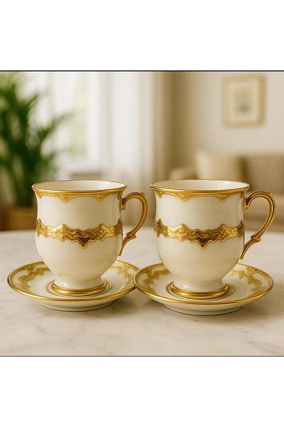 decovien Set of 2 Person Porcelain Coffee Cup