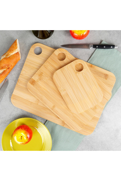shumee Bamboo cutting boards 3 pieces.