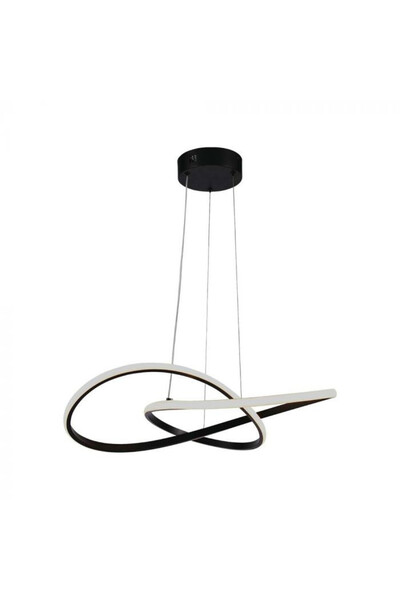 V-TAC LED Chandelier 8012-VT, 20W, 2540lm, warm light, IP20, black,