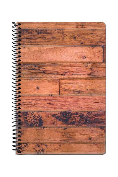 Stylizedd Old Western A5 Spiral Notebook Brown