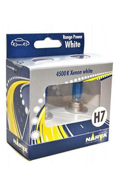Narva 12V H7 85W Range Power Beyaz 4100K Far Ampul Seti 2 Adet