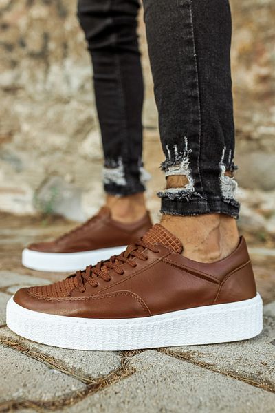 Mooien Mn017 - Fbt Pyramid Men's Shoes Taba