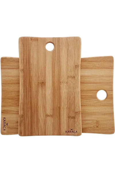 LUXE Karaca bamboo 2-piece cutting board