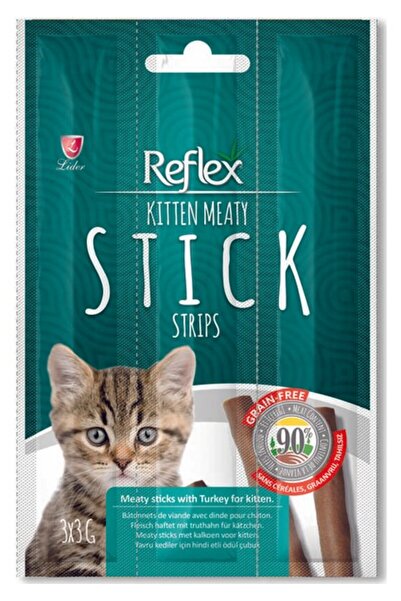 Reflex Hindili Yavru 3 gr 3'lü Çubuk Kedi Ödül Maması