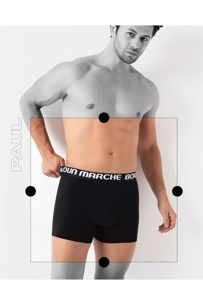 BOUN MARCHE Men's Boxer Lycra Premium Box of 6 Catch