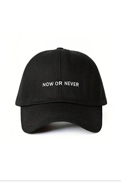 caxis Now or Never Printed Sports Cap Unisex Adjustable Velcro Hat Original Cap