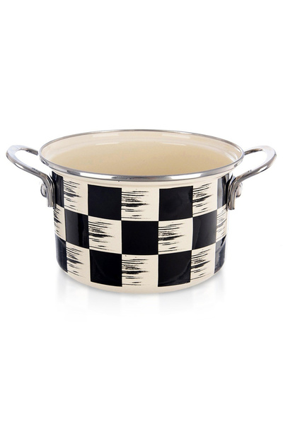 shumee CHECKERBOARD enameled pot 18 cm, 2 l