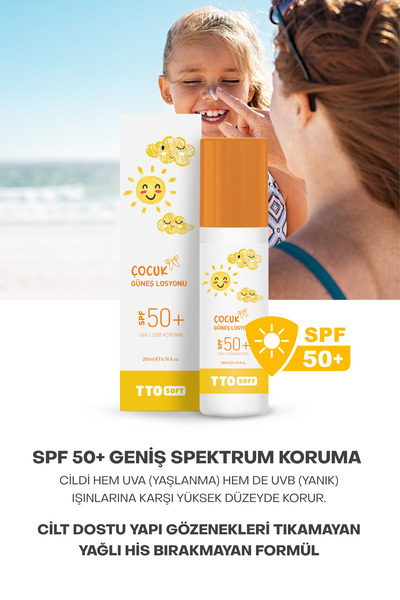 TTO Soft Children's Sun Lotion 200 ml