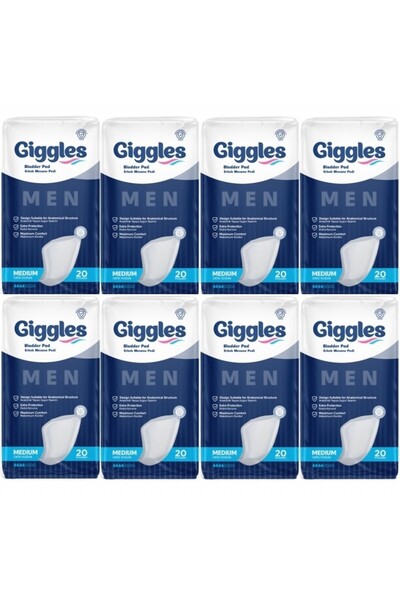 giggles Erkek (Men) Mesane Pedi (Bladder Pad) 160 Adet