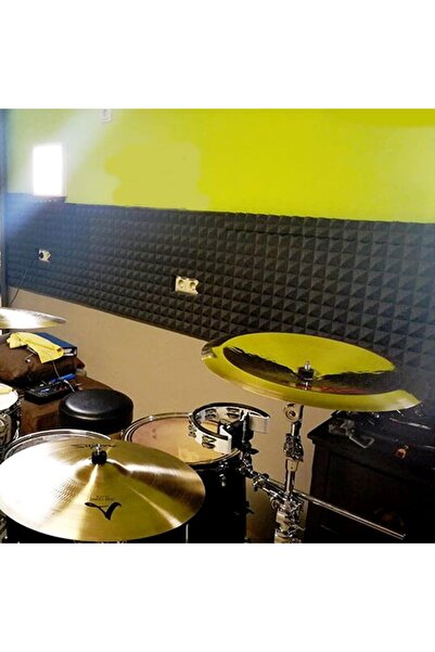 Genel Markalar Bant Evi Piramit Sünger 100x100cm Yapışkanlı Akustik Ses Yalıtım Süngeri 40mm