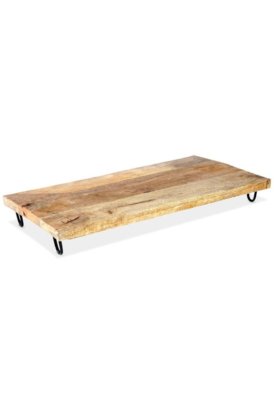 shumee Wooden serving board with legs 49x25 cm