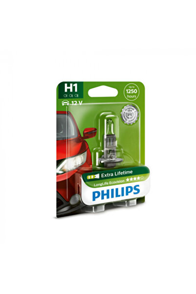 Philips Bec Far H1 55W 12V Durată de viață mai lungă Ecovision