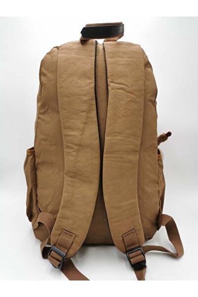 Çanta Trend Unisex Tan Large Volume Εξαιρετικά ελαφρύ αδιάβροχο σακίδιο πλάτης με πολλές τσέπες