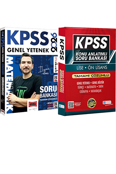 Yargı Yayınları 2026 KPSS Tamamı Çözümlü Matematik Soru Bankası İlyas Güneş -...
