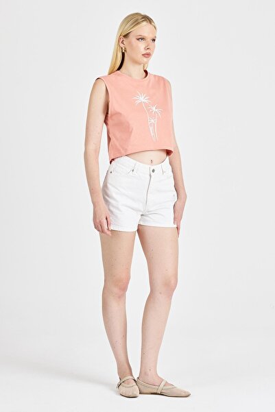 odelon Γυναικείο 100% βαμβακερό Salmon Crop