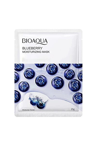 Bioaqua Premium Anti-Aging Facial Mask, Blueberry, Vitamin E, Glycerin, Cotton, 30ml