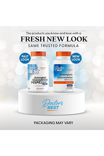 Doctor's Best Synergistic Glucosamine MSM Formula Capsules - 180