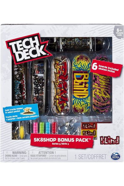 Genel Markalar TECH DECK Sk8Shop Bonus Paketi, Otantik Kaykay Ve Aksesuar İçe...