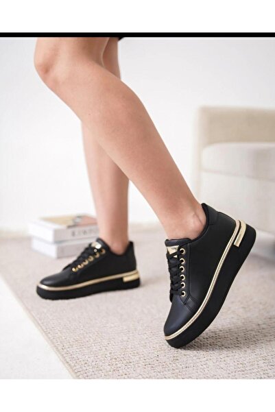 AĞCA Kadın yüksek Taban Bağcıklı Rahat Spor Ayakkabı Günlük Sneakers