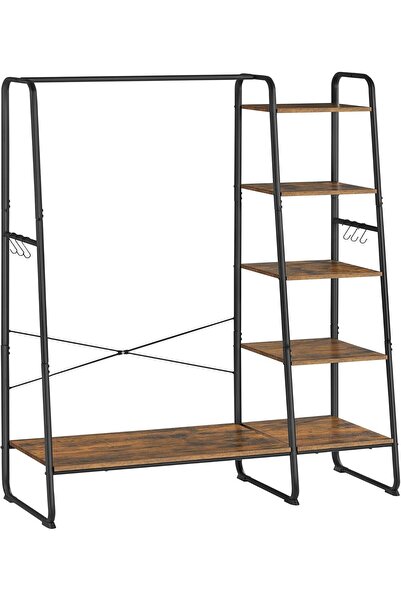 Hype Store elbise askısı, portmanto, 5 kademeli, 45 x 120 x 160 cm, ayakkabı ...