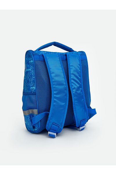 LC Waikiki Blue Sonic Printed Boy's Backpack