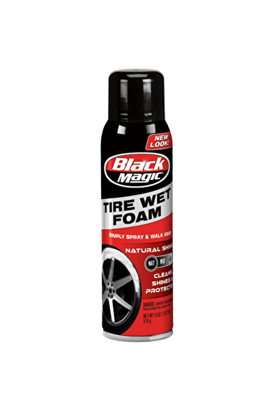 Black Magic Specially Formulated Natural Shine Tire Wet Foam Spray 510g