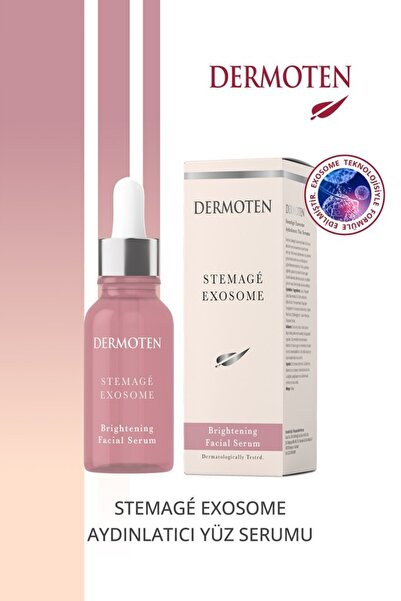 Dermoten StemAgé Exosome Kök Hücre / Eksozom Aydınlatıcı Yüz Serumu 30 ml
