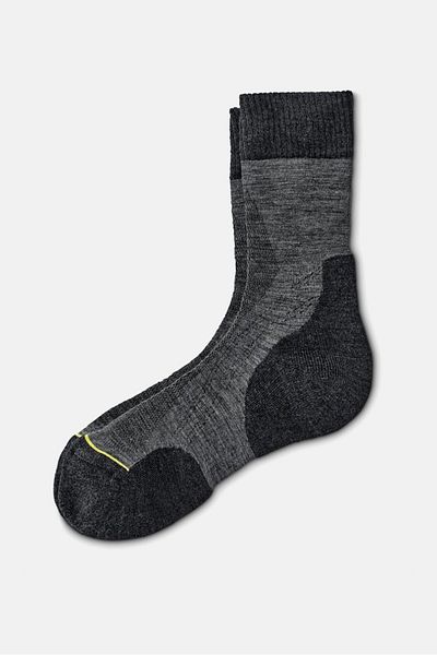 Tchibo Unisex 1 Pair Thermal Sock Set, Mottled Anthracite
