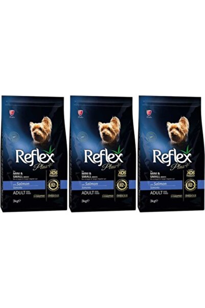 Reflex Plus Küçük Mini Irk Somonlu Yetişkin Köpek Maması 3 kg 3 Adet