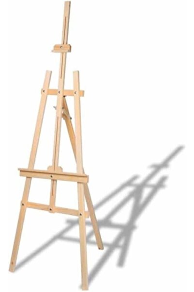 Genel Markalar DSH Doğal Seramik Hamuru Şövale 172 Cm Ahşap Resim Şovalesi Re...
