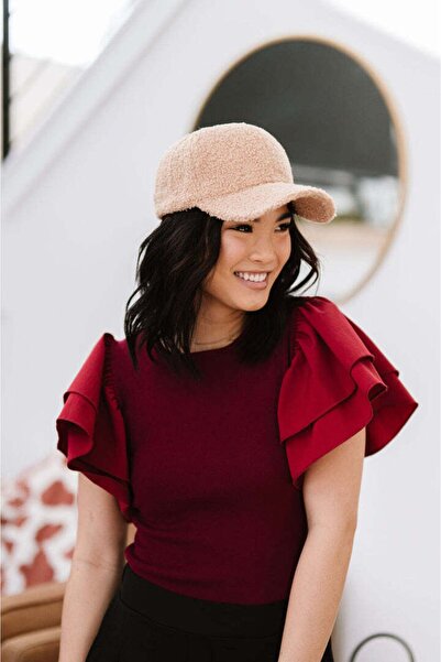 caxis Beige Women's Plush Hat