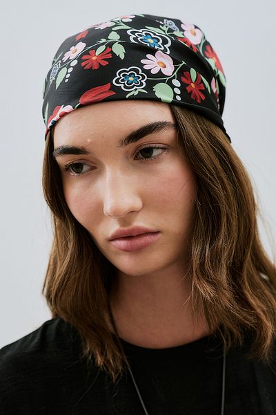 Manuka Satin Patterned Scarf Lora