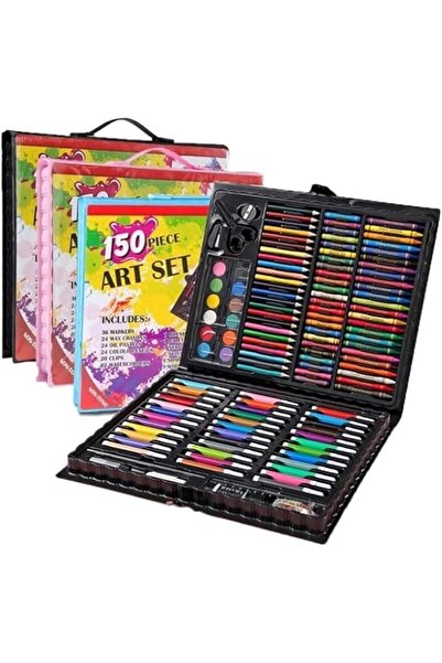 Roomlyne مجموعة فنية مكونة من 150 قطعة من أقلام الرصاص الملونة الاحترافية ومج...