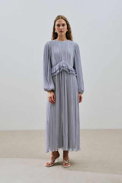 Manuka Mi̇la Pi̇celi̇ Folding Dress Blue