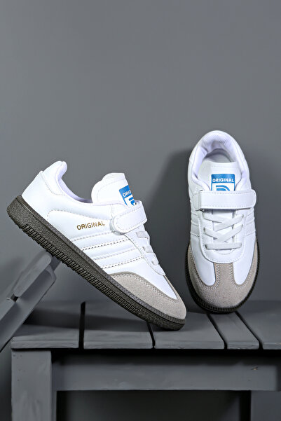 Günlük Çocuk Unisex Bağcıklı Sneaker Spor Ayakkabı