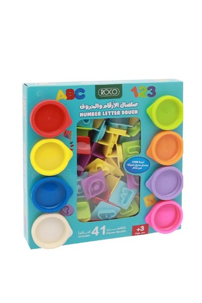 Roco Number & Letter Fun Modelling Dough Set – Learn & Play with Accessories