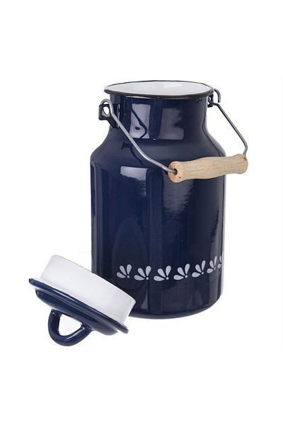 Aquaphor Morion MODROBILA blue enameled milk jug 2 l