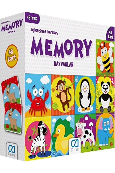 Genel Markalar CA Games Hayvanlar - Memory Eşleştirme Kartları