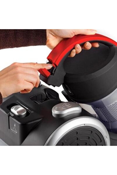 Polti Aspirator fara sac PBEU 0105, 800 W, 2 L (Negru/Rosu)