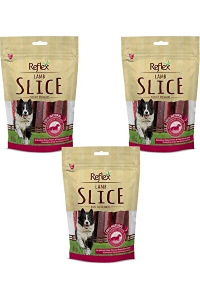 Reflex Kuzu Etli Köpek Ödül Çubuğu 80 gr 3'lü Set