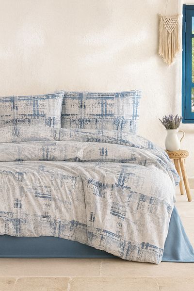 Evimcim Duvet Cover Set Double - 200X220 Duvet Cover, 220X240 Sheet, 2 Pieces 50X70 Pillowcases